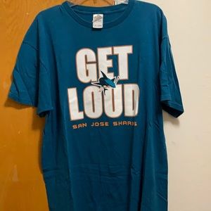 6 Shirt Lot-San Jose Hockey Sharks Barracudas